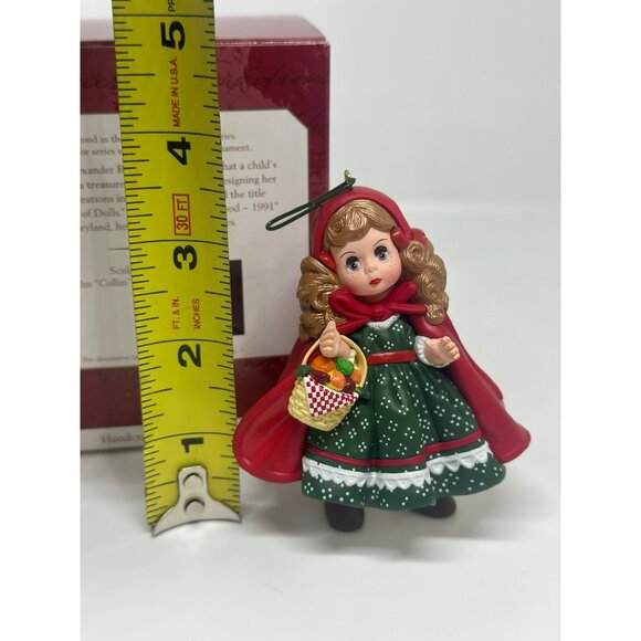 VTG 90s Hallmark Keepsake Ornament 3.5" Little Red Riding Hood Madame Alexander - Picture 5 of 6